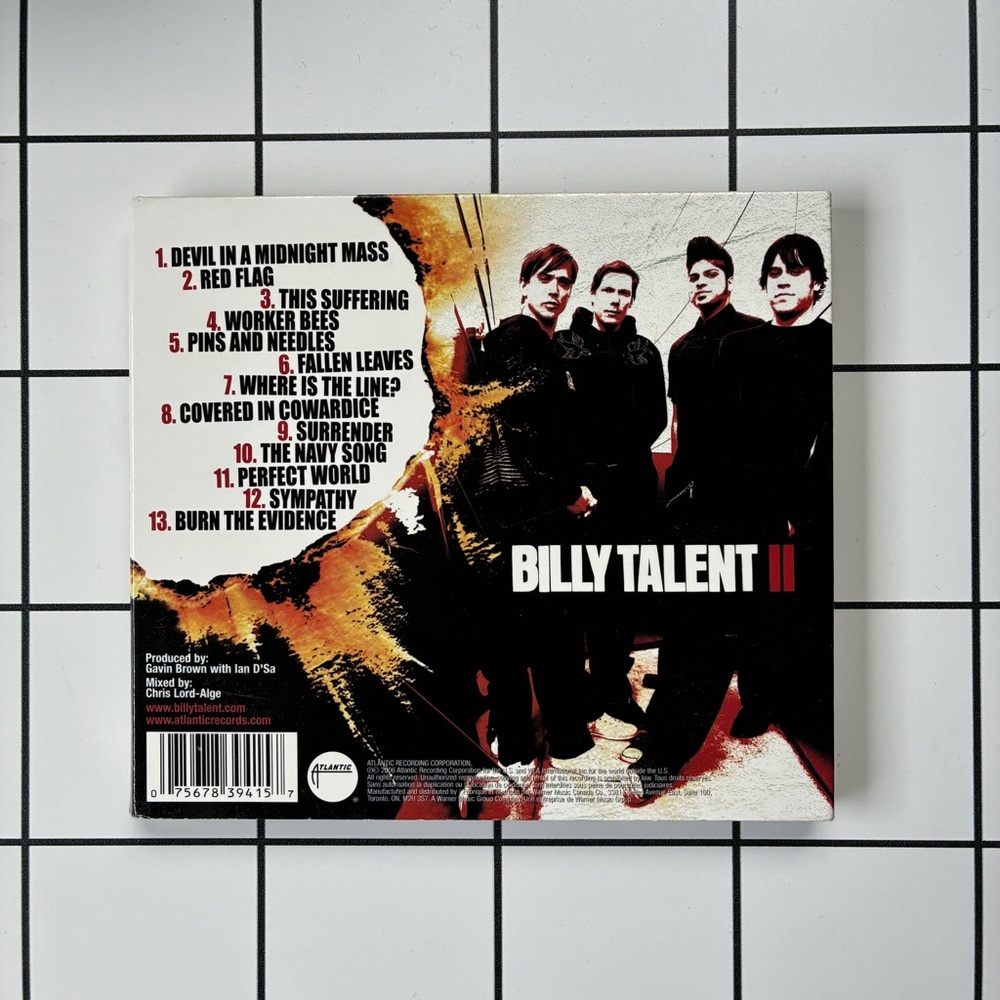Billy Talent II CD Album - Picture 2 of 4